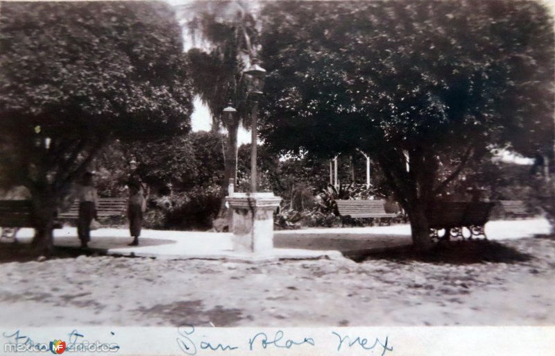 Fotos de San Blas, Nayarit: La Fuente y plaza.