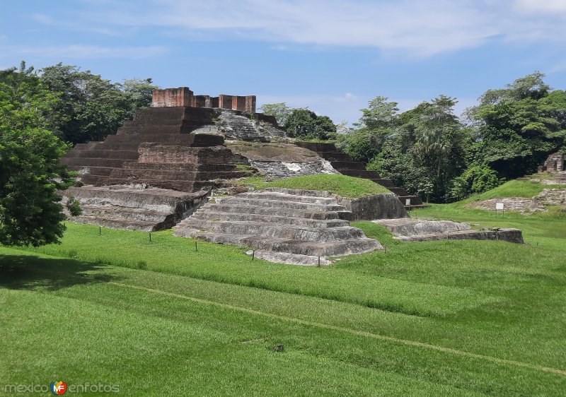 Fotos de Comalcalco, Tabasco: Templo 1