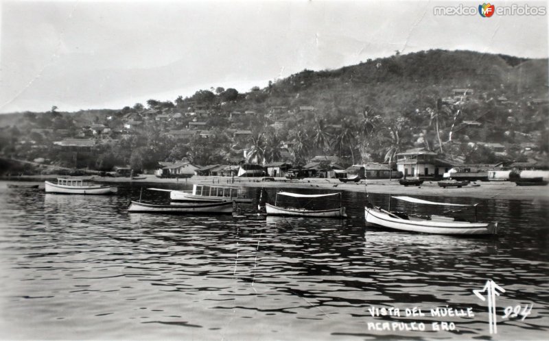 Fotos de Acapulco, Guerrero: Vista del muelle.