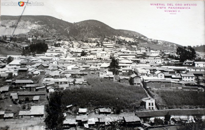 Fotos de El Oro, México: Vista panoramica.   ( Circulada el 2  de Febrero de 1929).