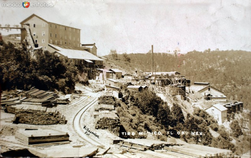 Fotos de El Oro, México: Tiro ( Circulada el 18 de Marzo de 1920 ).