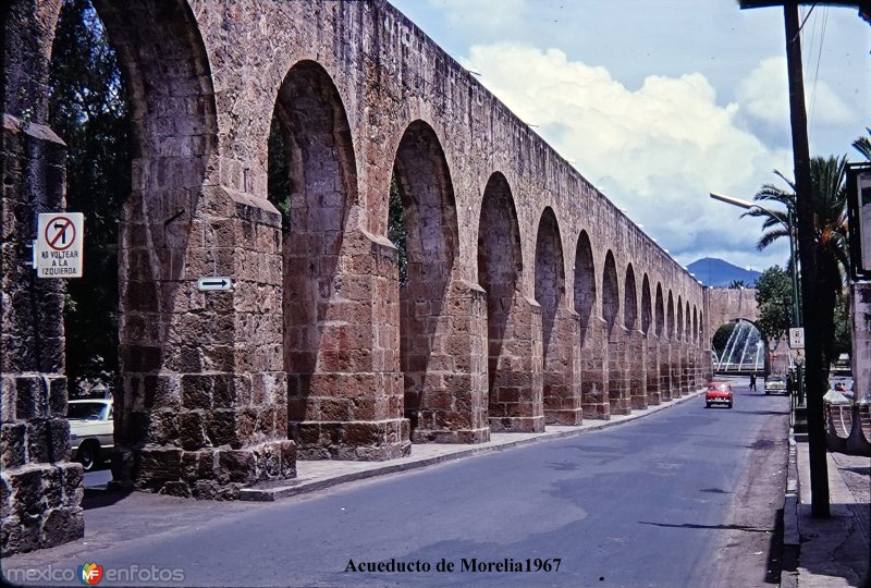 Fotos de Morelia, Michoacán: Acueducto de Morelia 1967