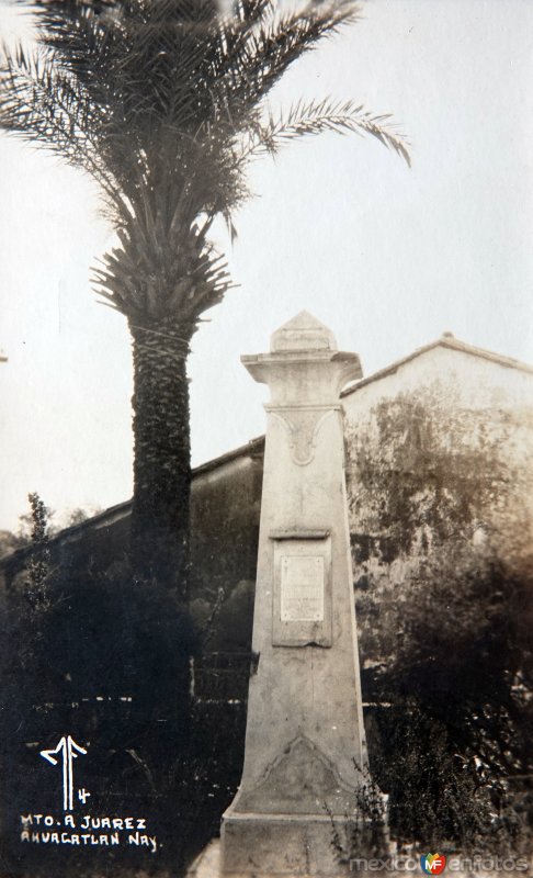 Fotos de Ahuacatlán, Nayarit: Monumento a Juarez.