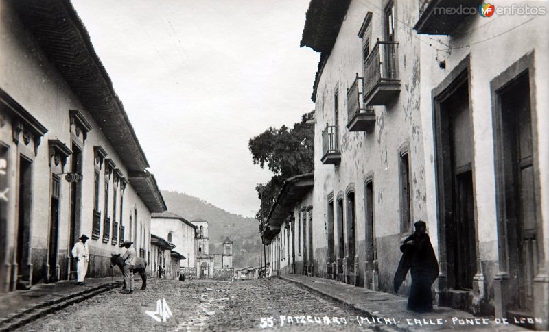 Fotos de Pátzcuaro, Michoacán: Calle Ponce de Leon.