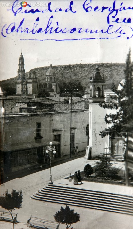 Fotos de Ciudad Serdán, Puebla: La Iglesia. ( Circulada el 1 de Marzo de 1928 ).