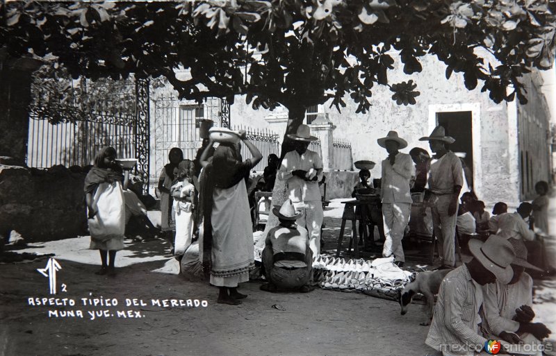 Fotos de Muna, Yucatán: Aspecto tipico del mercado.