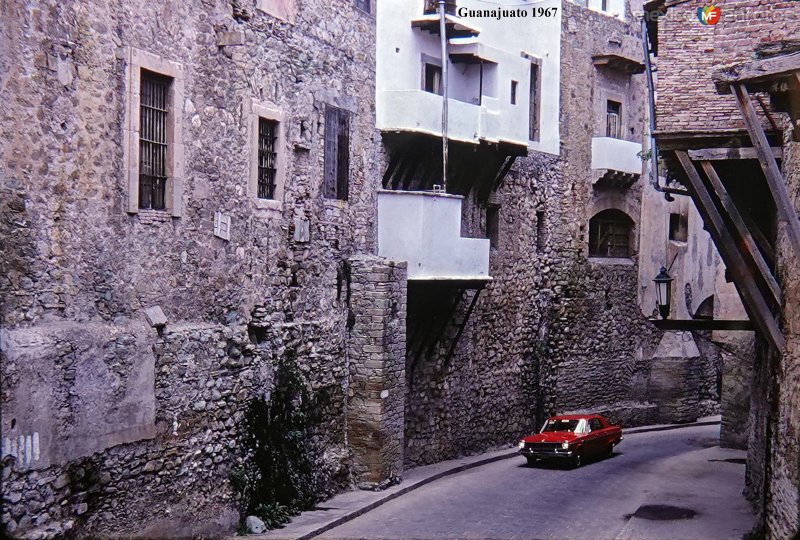 Fotos de Guanajuato, Guanajuato: Escena callejera  1967.