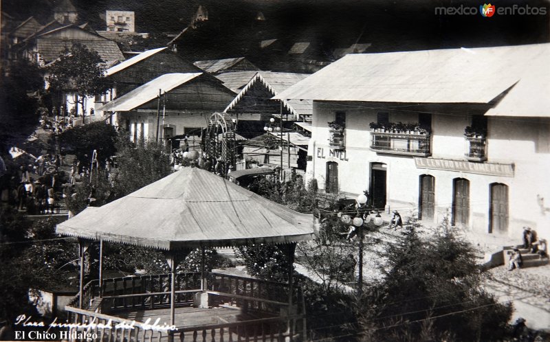 Fotos de El Chico, Hidalgo: La Plaza principal.