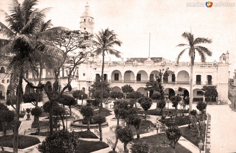 Fotos de Veracruz, Veracruz: Plaza de Armas y Palacio Municipal