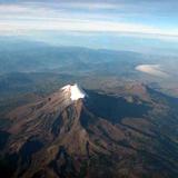 Vista aérea sobre el Pico de Orizaba