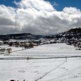 Paisaje nevado en Sisoguichi