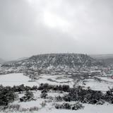 Paisaje nevado en Sisoguichi