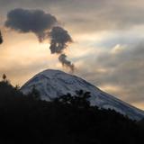 Volcán Popocatépetl al amanecer