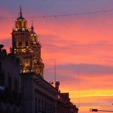 Atardecer y torres de la catedral