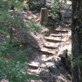 Escaleras camino a la Cascada de Cusárare