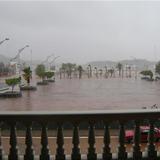 Huracan Gimena en el Puerto de Guaymas