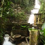 Cascada de el Jardín Surrealista de Edwar James.