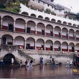 Arquería en el atrio del Santuario de Chalma, Edo. de México