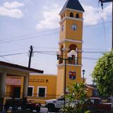 Torre-Reloj en el centro de Cacahoatán, Chiapas