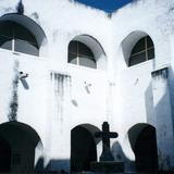 Clautro del ex-convento de San Antonio de Padua, siglo XVII. Izamal, Yucatán