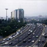 Periférico Sur desde el Hospital Angeles del Pedregal. Magdalena Contreras, DF.