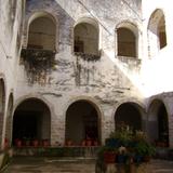 Claustro del ex-convento de San Miguel, siglo XVI. Acatlán, Hidalgo