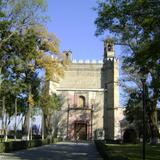 Fachada del ex-convento del siglo XVI. Huejotzingo, Puebla