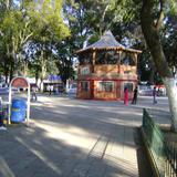 Parque central y kiosko en Huejotzingo, Puebla