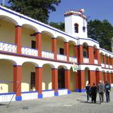 Fachada actual de la Ex-hacienda de San Antonio Chautla. Edo. de Puebla. 2011