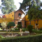 Patio interior y capilla de la ex-hacienda de Chautla, Puebla. 2011