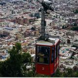 El Teleférico y al fondo el centro histórico de Zacatecas. 2002