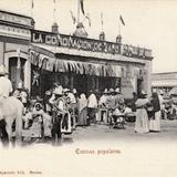 Escena popular en un mercado