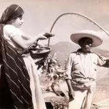 Pescadores en el lago de Pátzcuaro