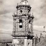 Campanario del templo de San Francisco Acatepec