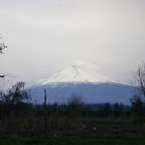 El volcán Popocatépetl desde Nealtican, Puebla. Febrero/2012