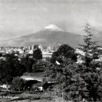 El Popocatépetl, visto desde Puebla