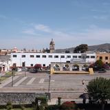 Plaza central de la cd. de Yuriria, Gto. "Pueblo Mágico". Noviembre/2012