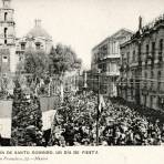 Jardín de Santo Domingo, en un día de fiesta