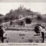 Templo y pirámide de Cholula