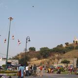 Voladores de Papantla en la Pirámide de Cholula. Mayo/2013