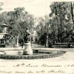 Alameda central (postal enviada en 1899)