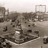 Paseo de la Reforma y monumento a Carlos IV