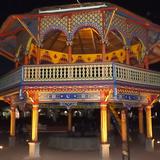 Nocturna del kiosco mudéjar de Chignahuapan. Mayo/2014