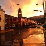 Centro de Sayula y su Parroquia.