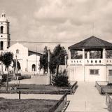 Agua Prieta, plaza central, 1957