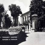 Terrazas y Jardines en el Castillo de Chapultepec 1945