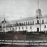 Palacio Nacional durante la Revolucion Mexicana