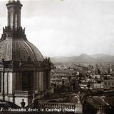 Panorama desde la Catedral por el Fotografo Hugo Brehme