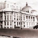 Vista anterior del Palacio de Bellas Artes