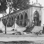 Baños de aguas termales (por William Henry Jackson, c. 1888)